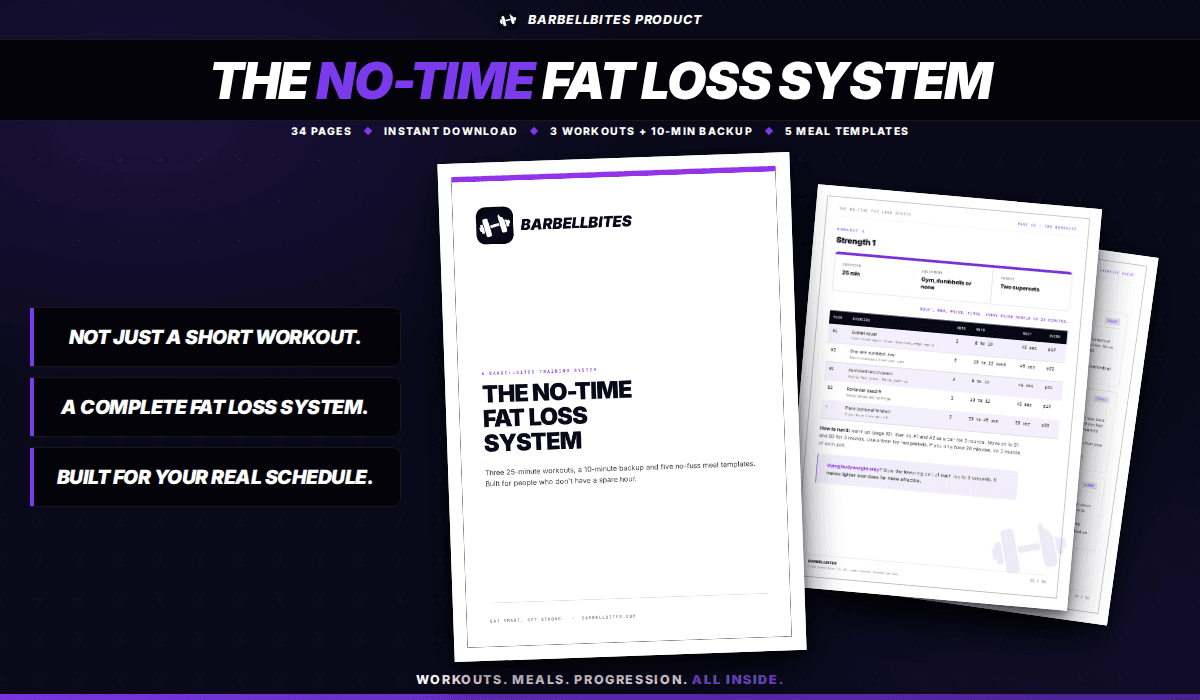 The No-Time Fat Loss System product image