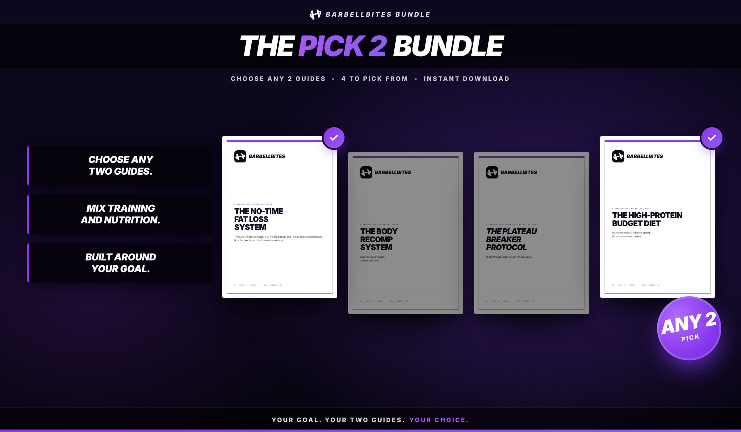 The Pick 2 Bundle product image